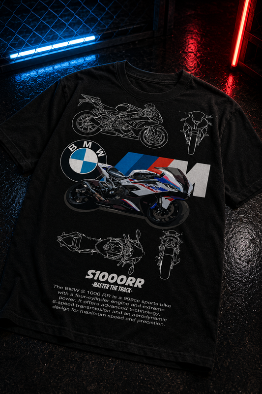 Тениска BMW S1000RR - черна