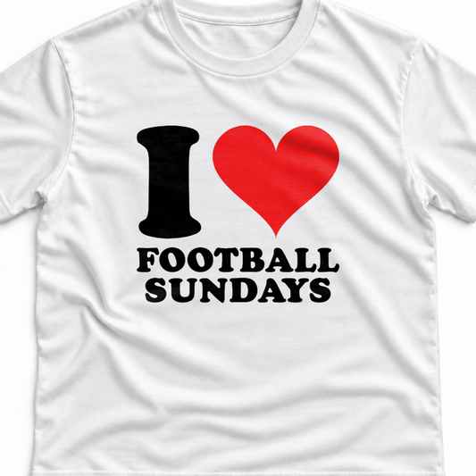 Тениска I LOVE FOOTBALL SUNDAYS
