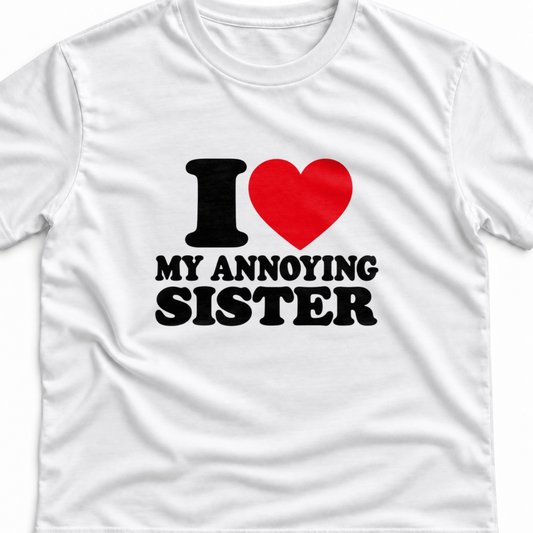 Тениска I LOVE MY ANNOYING SISTER