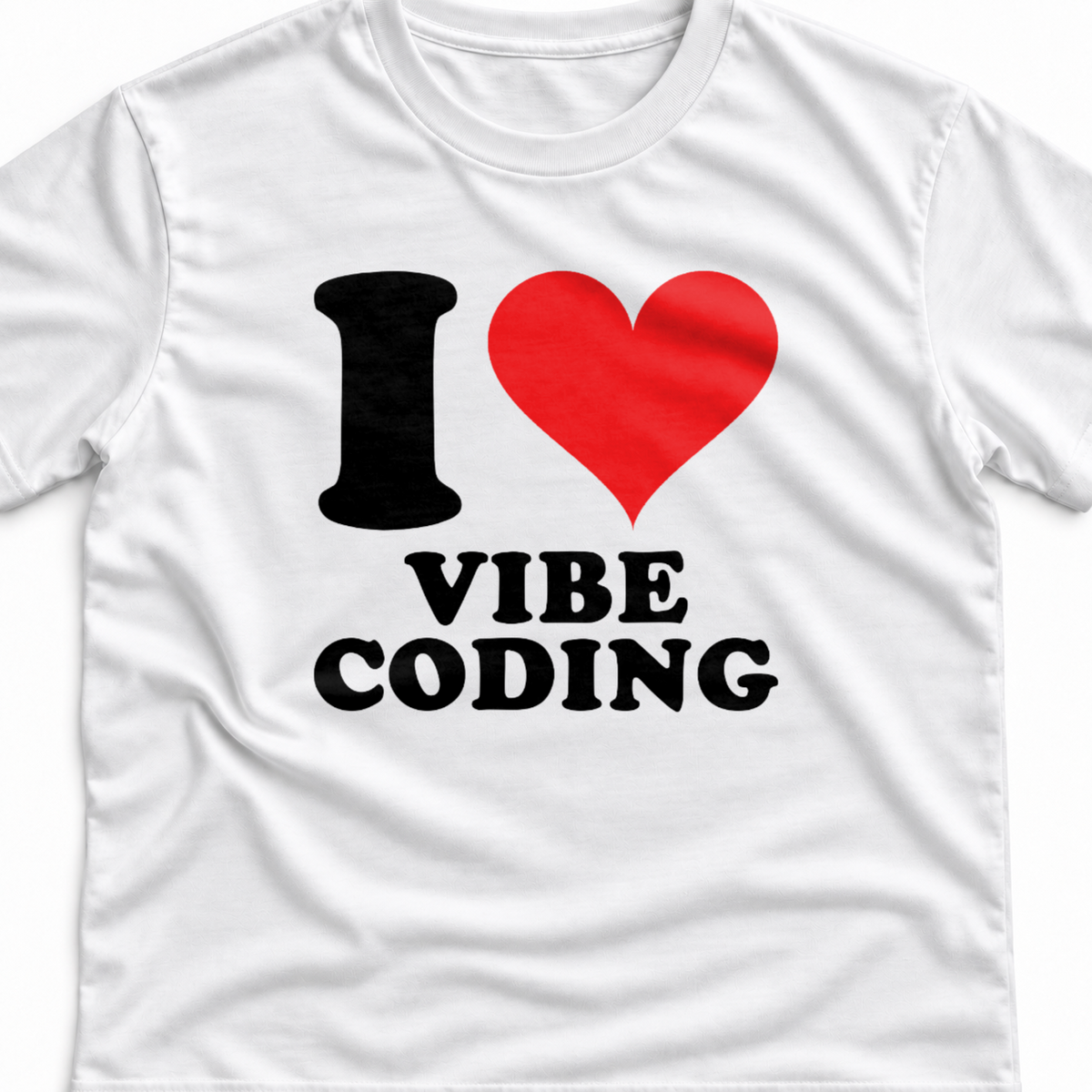 Тениска I LOVE VIBE CODING