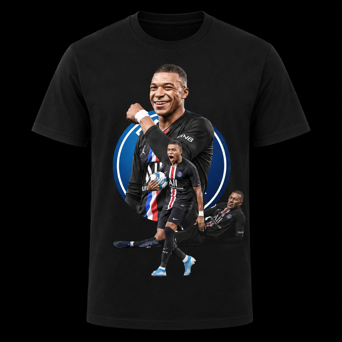 Тениска Мбапе - PSG - черна