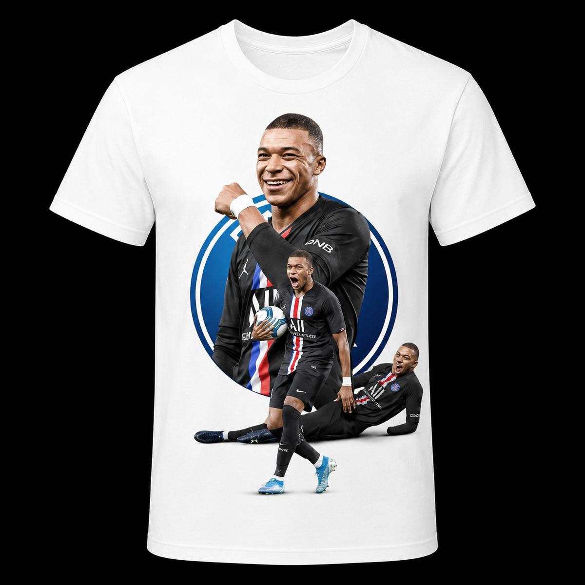 Тениска Мбапе - PSG - бяла
