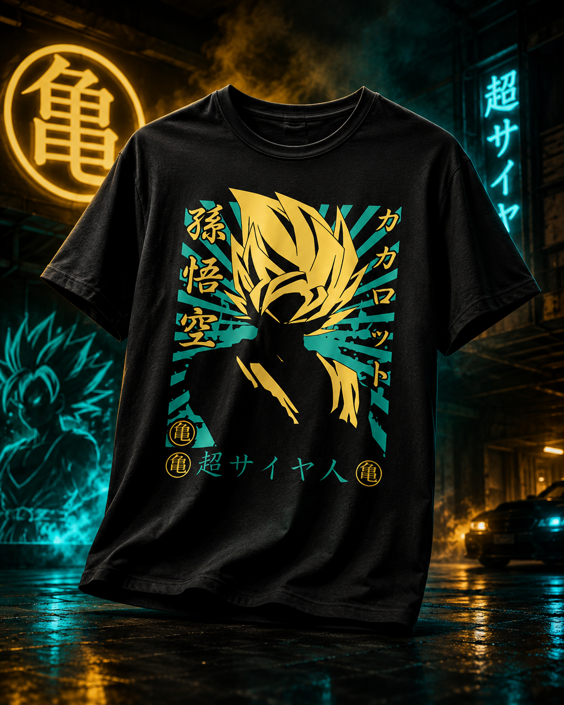Тениска Super Saiyan - Kakarot - черна